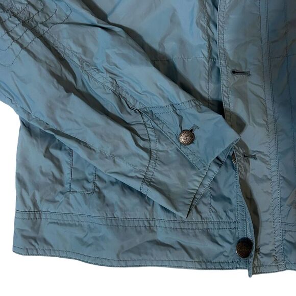 Gilded Age NYC Men's Blue Soft Shell Nylon Full Zip Jacket Coat Size Large - Picture 6 of 11